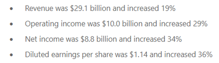 MSFT Q1