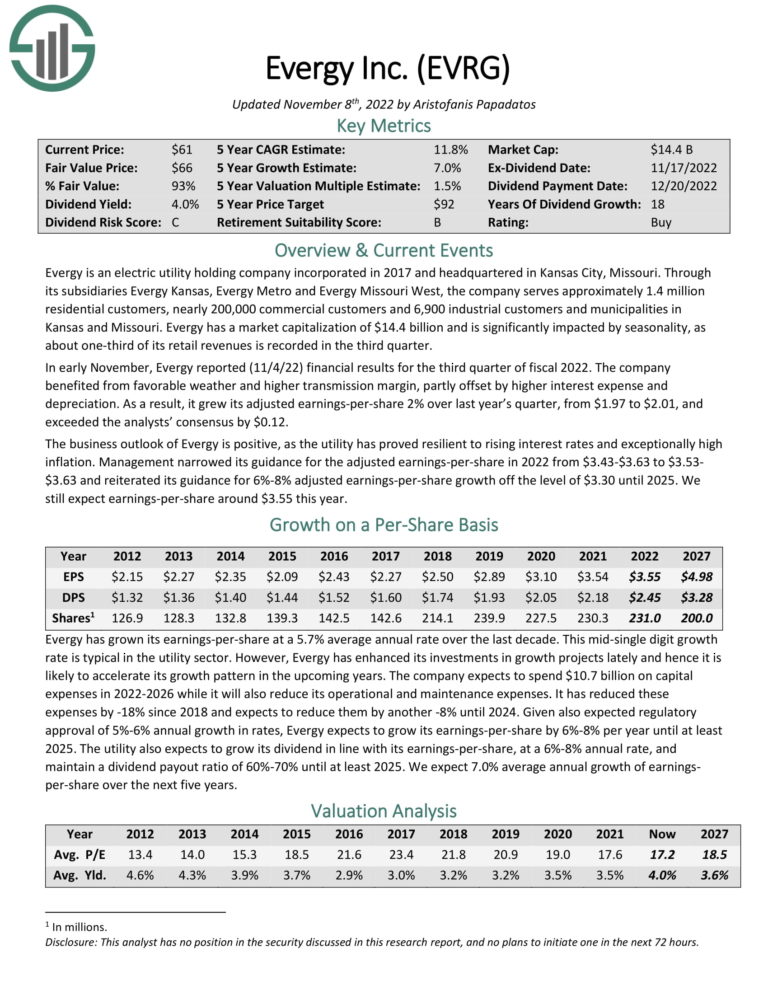 EVRG Report