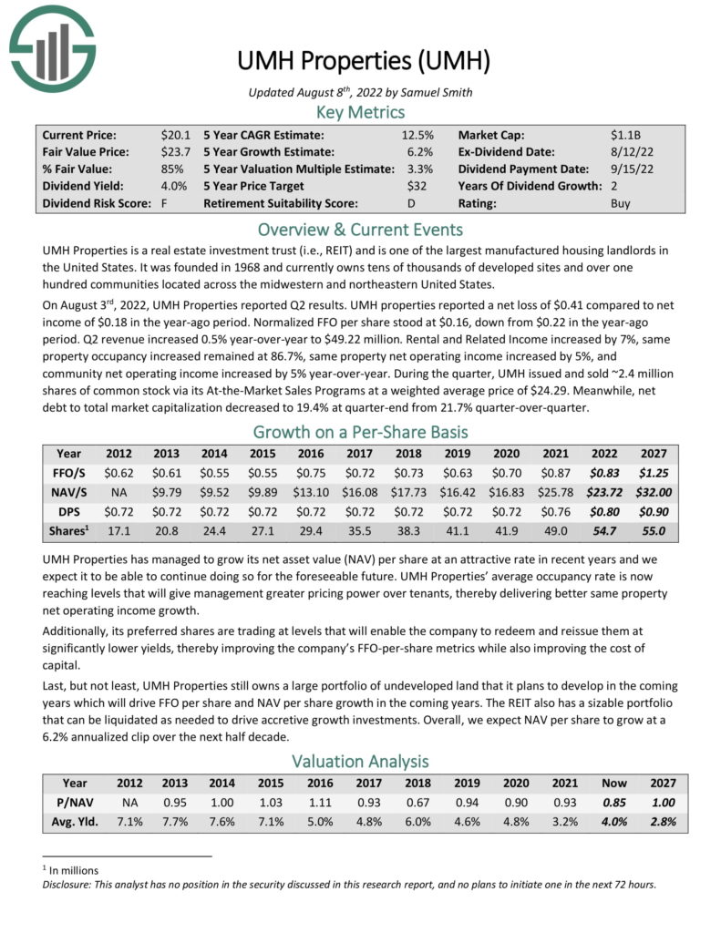 UMH Report